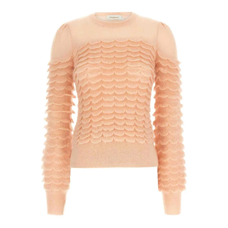 Zimmermann Pull Col Rond - Couleur Chair