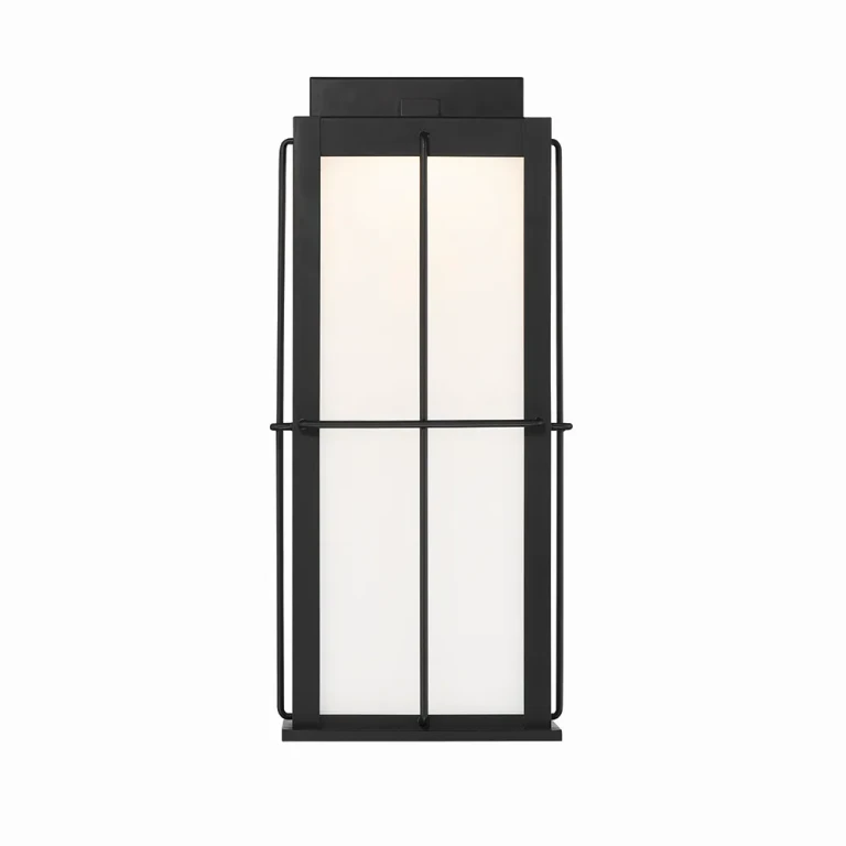 Black LED Wall Sconce from the Bensa Collection