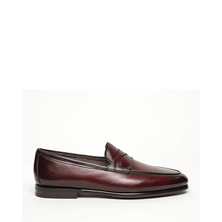 Santoni Men's Carlos Slip On Penny Loafers