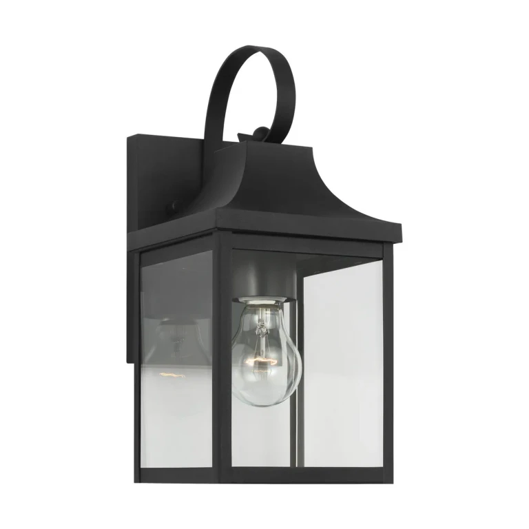 Textured Black Lantern from the Saybrook Collection