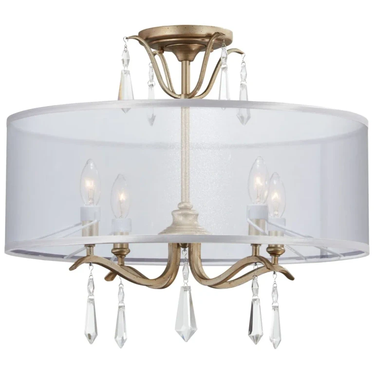 Laurel Estate Convertible Ceiling Light in Brio Gold