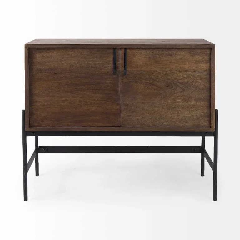 Glenn Dark Brown Accent Cabinet