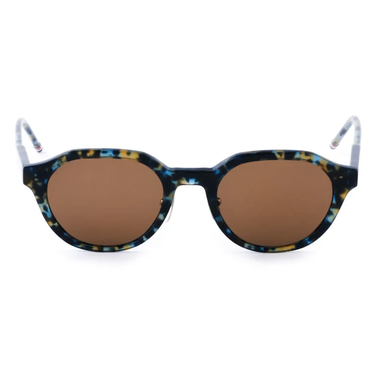 Thom Browne Oval - Navy Melange Sunglasses
