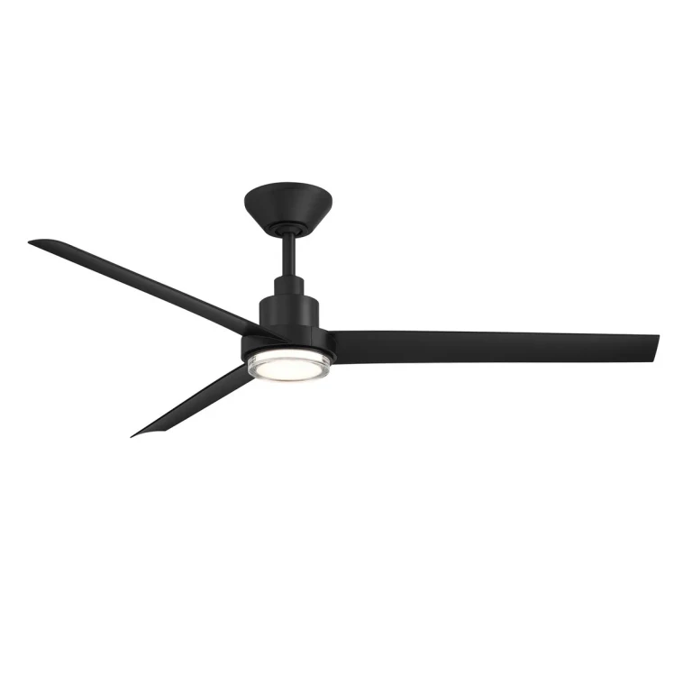 Matte Black 52" Ceiling Fan from the Bolo Collection