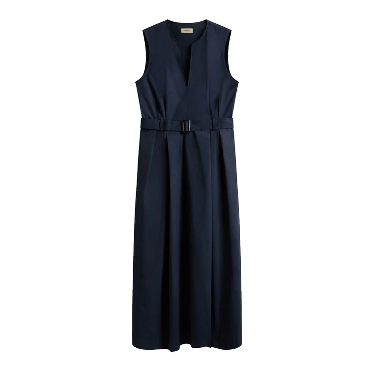 Woolrich Cotton Belted Long Coat
