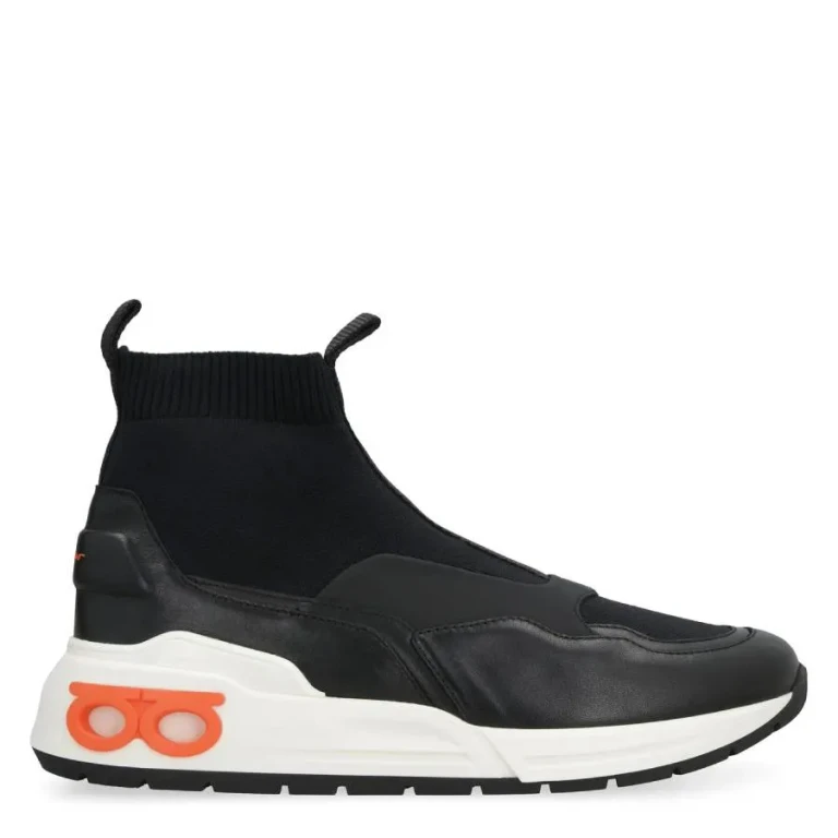 Ferragamo Cosma Sock High-Top Sneakers