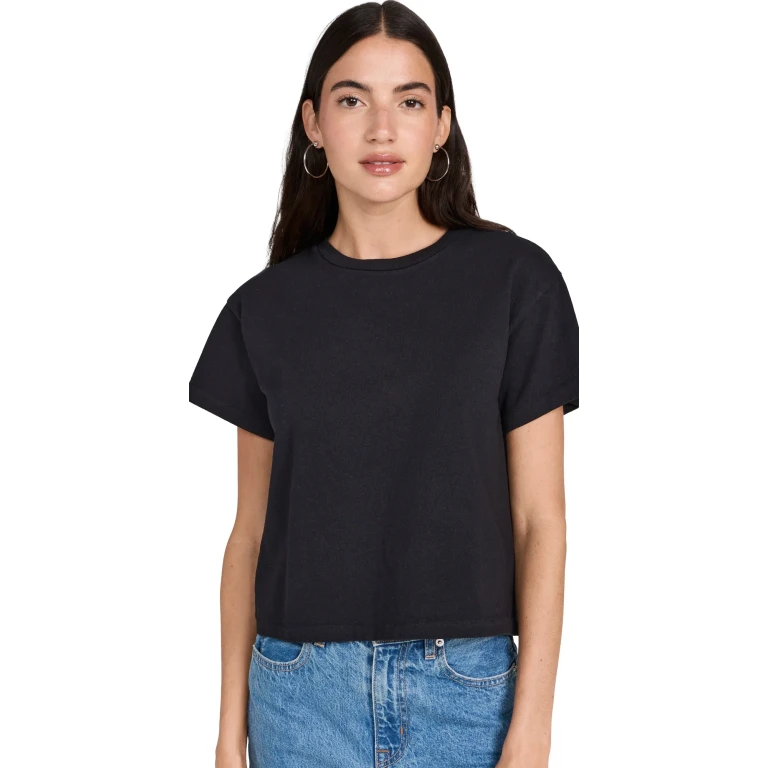 SLVRLAKE Square Tee Natural White S