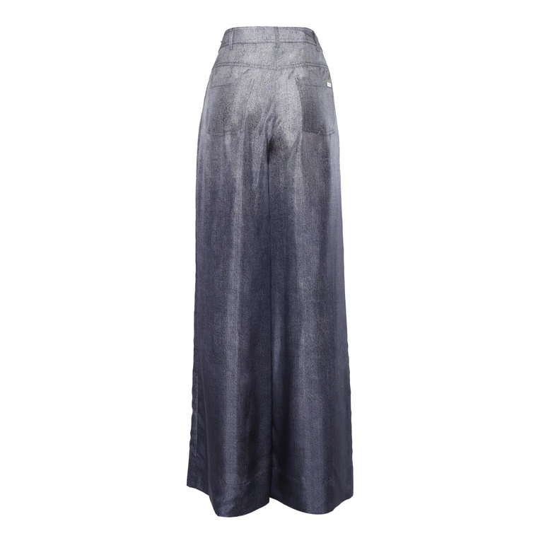 Alberta Ferretti Grey Silk Pants - Women