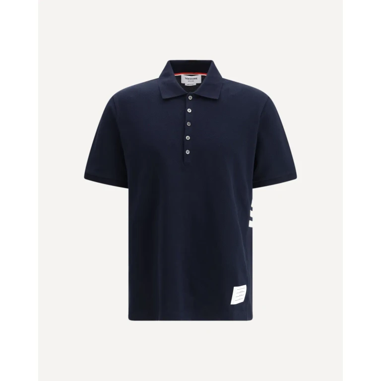 THOM BROWNE Cotton Polo Shirt Male 3