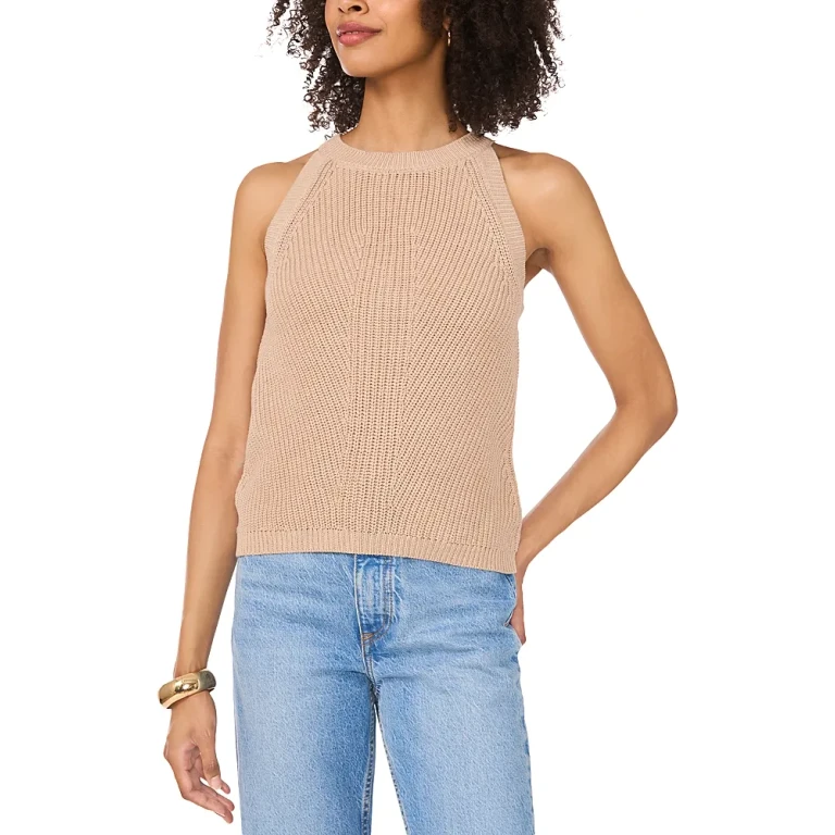 Vince Camuto Pointelle Tank Top