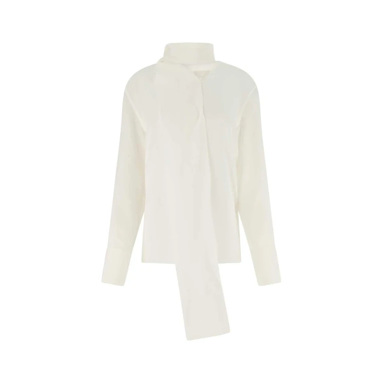 Givenchy White Crepe Blouse