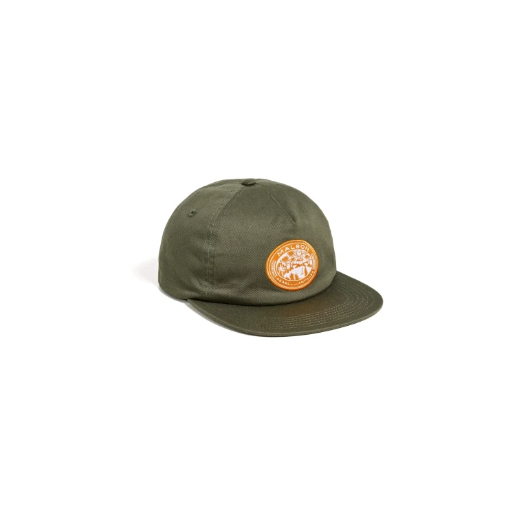 Malbon Horizon Snapback Hat Olivine One Size