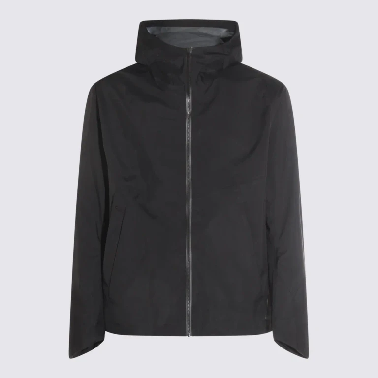 Black Nylon Arris Windbreaker
