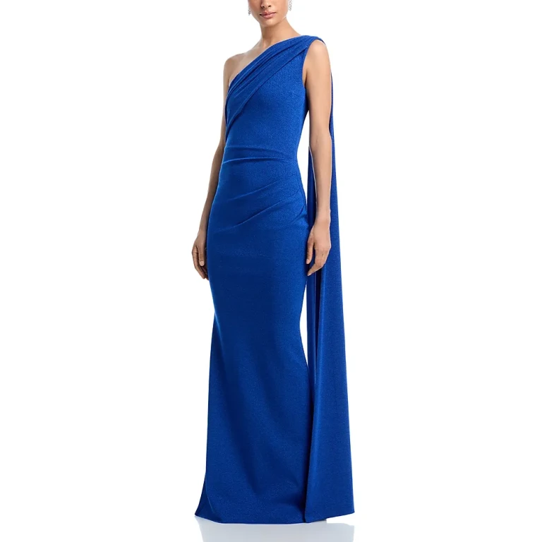 Chiara Boni La Petite Robe Zenab One Shoulder Sash Gown