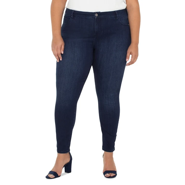 Abby High Rise Ankle Skinny Jeans in Lake Forest