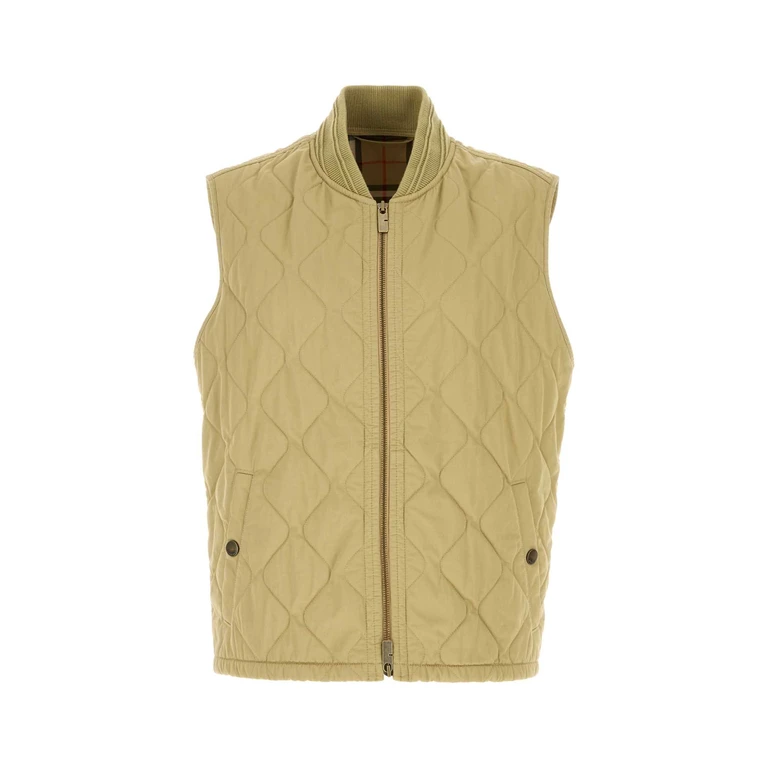Burberry Jackets Beige Cotton - Men