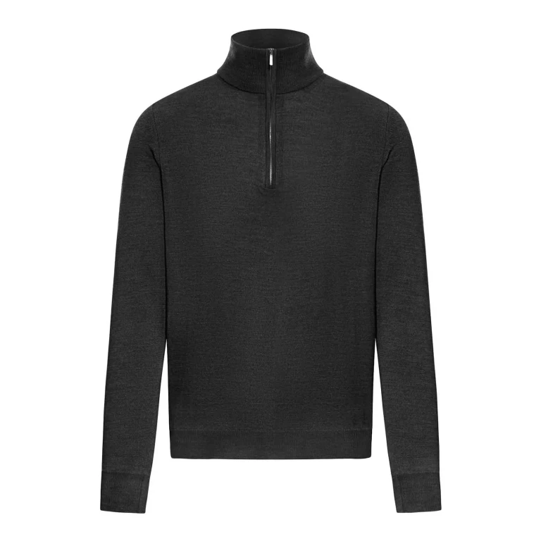 Zanone Pull Col Rond - Gris