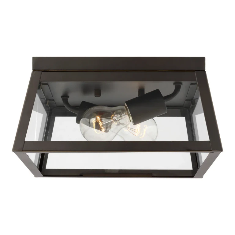 Founders 2-Light Outdoor Ceiling Light in Antique Bronze