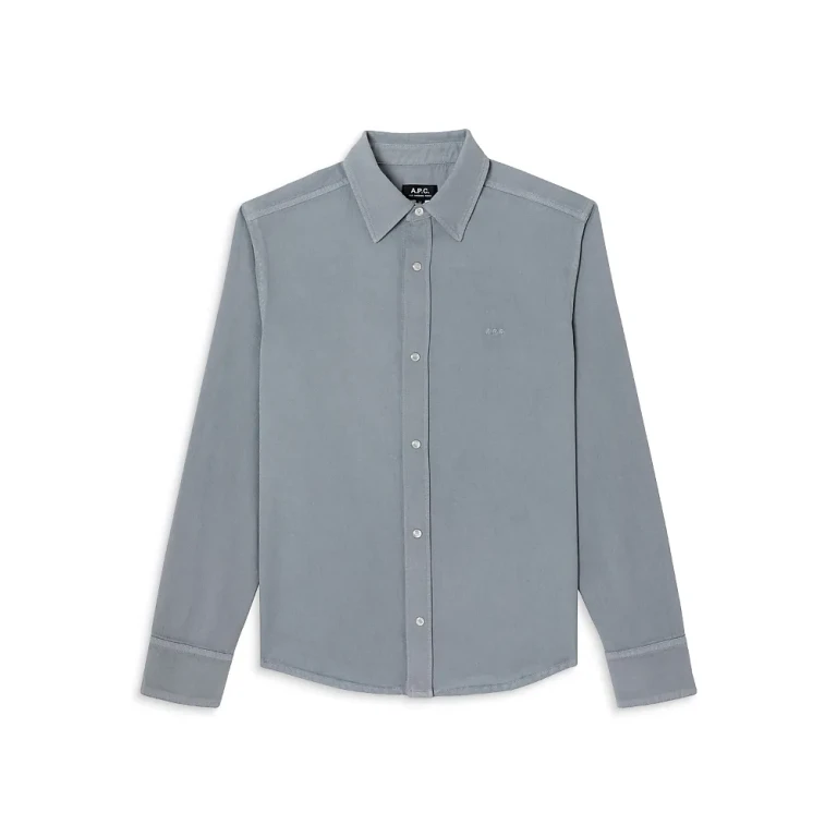 A.p.c. Surchemise Long Sleeve Button Front Shirt