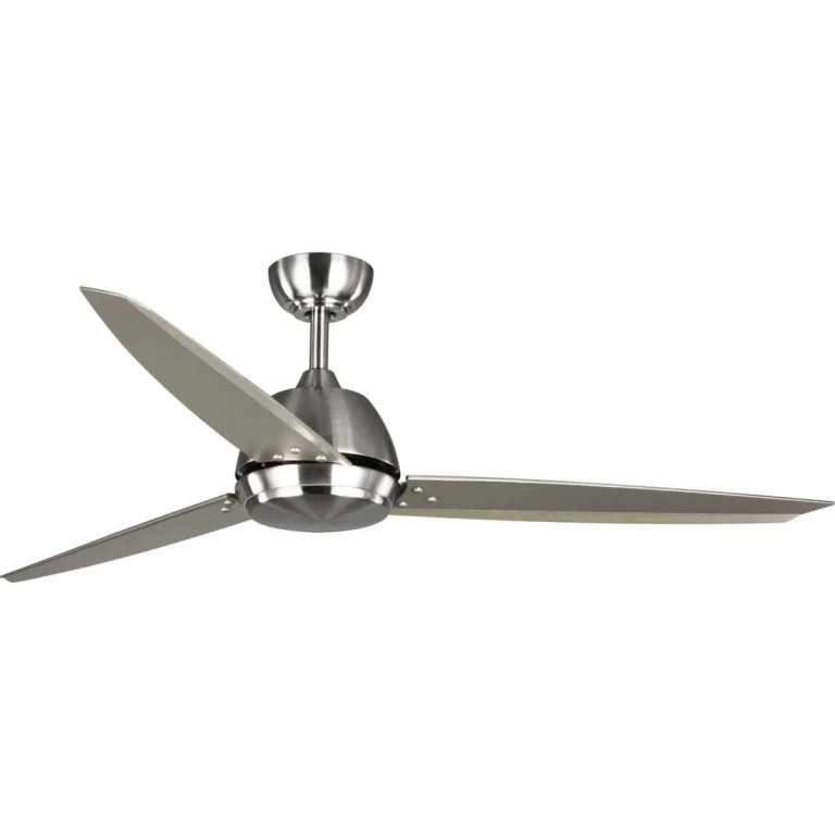 Brushed Nickel 60" Ceiling Fan from the Oriole Collection