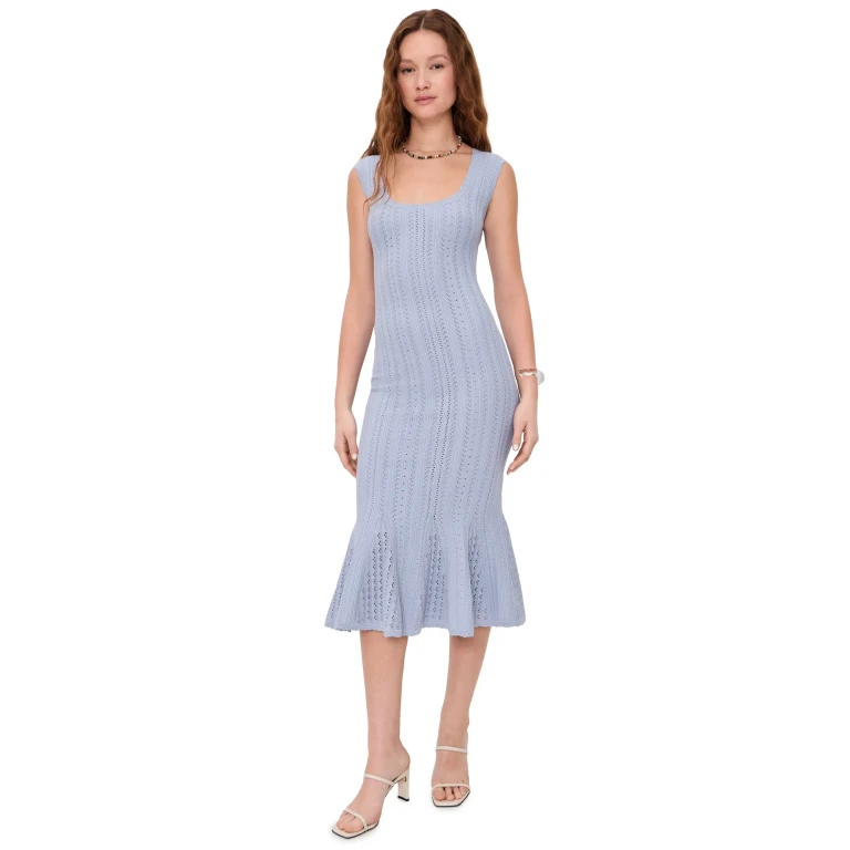 LoveShackFancy Tayleen Dress Moonwash L