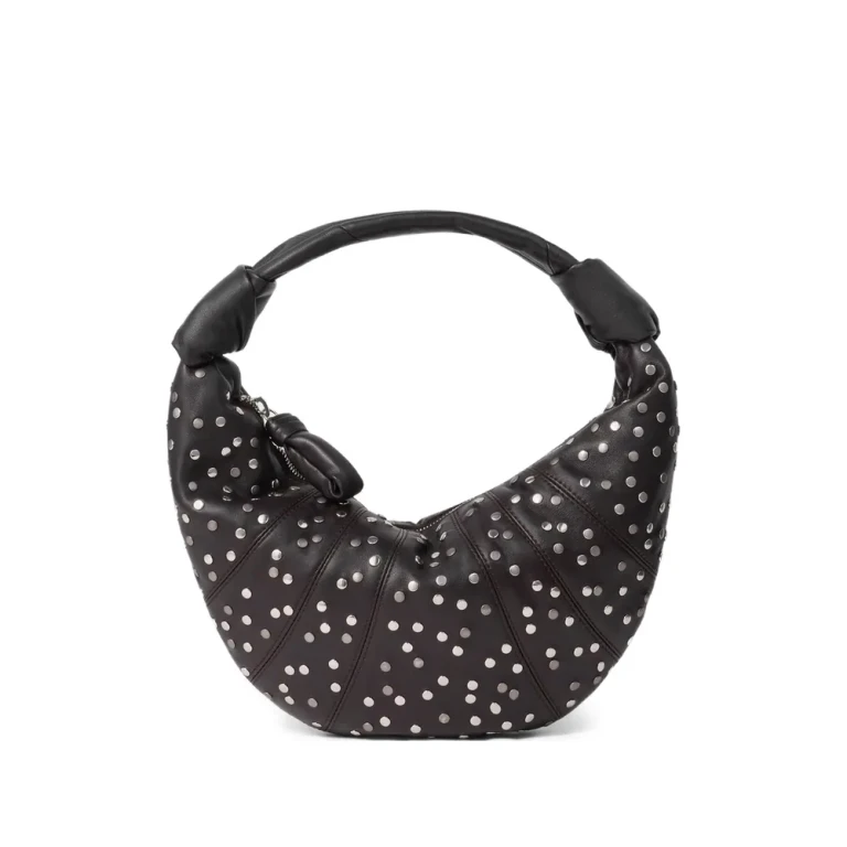Lemaire Mini Fortune Croissant Studded Tote Tas