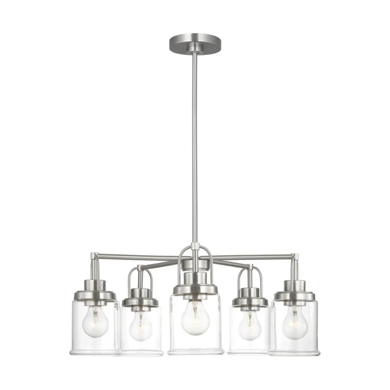Brushed Nickel Chandelier from the Anders Collection