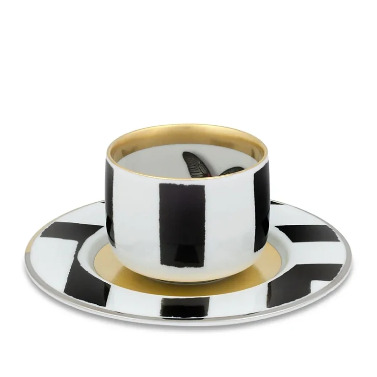 Vista Alegre Sol y Sombra by Christian Lacroix Espresso Cup & Saucer