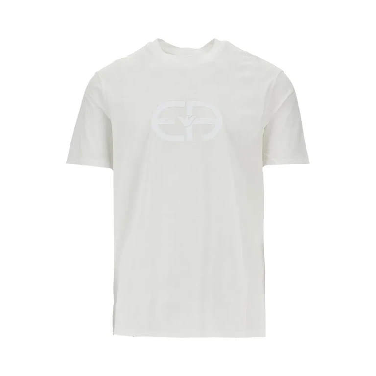 EMPORIO ARMANI Logo print lyocell-blend T-shirt Man S