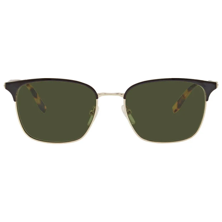 Ferragamo Green Square Mens Sunglasses SF180S 017 54