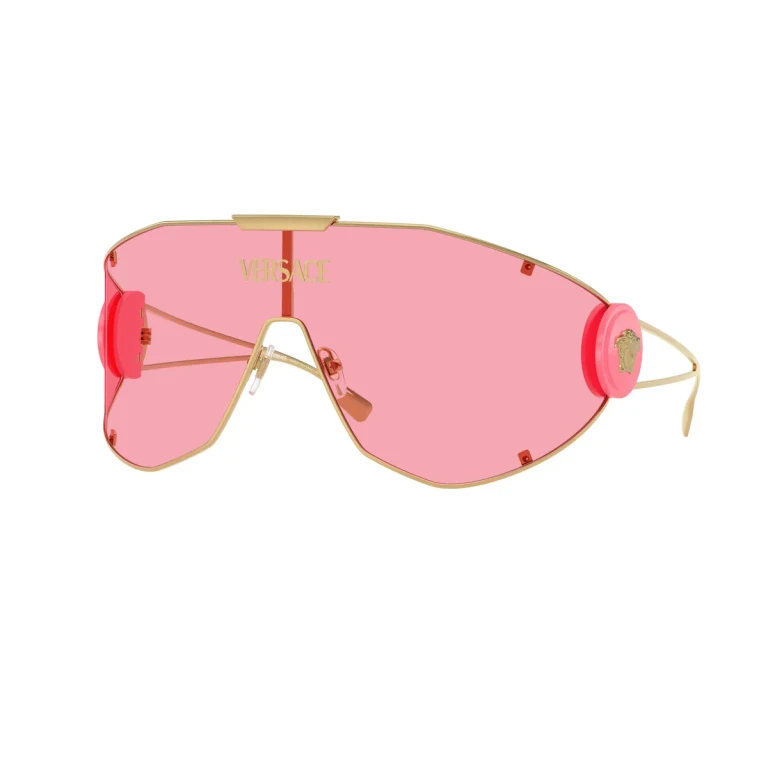 Versace Pink Shield Unisex Sunglasses VE2268 100284 142