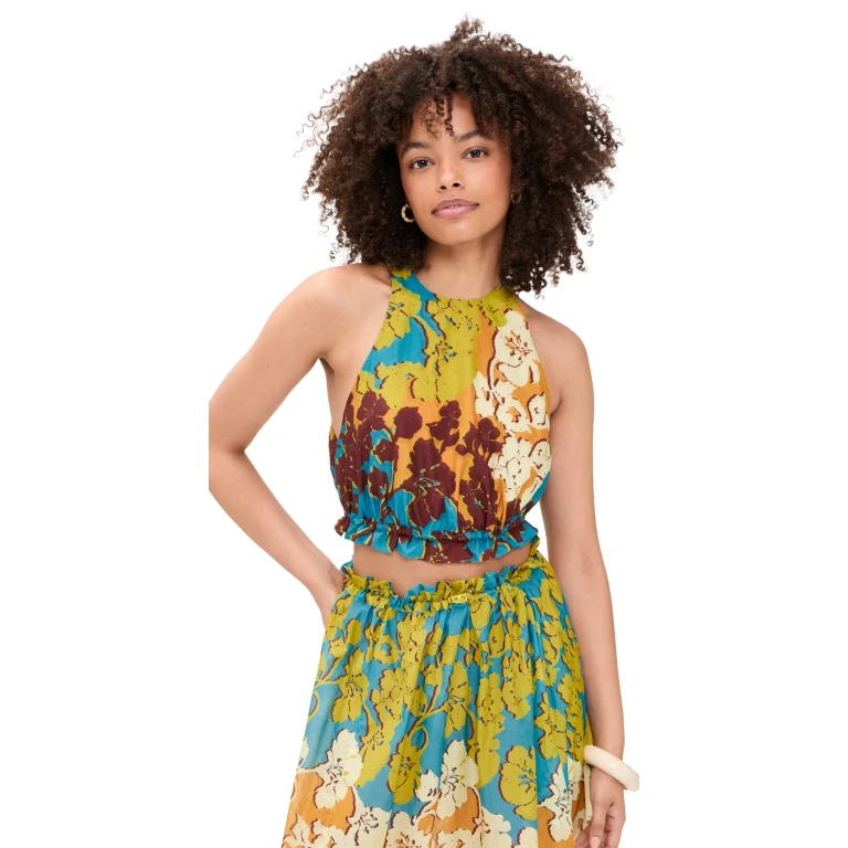 ALÉMAIS Splice Crop Top Multi 4