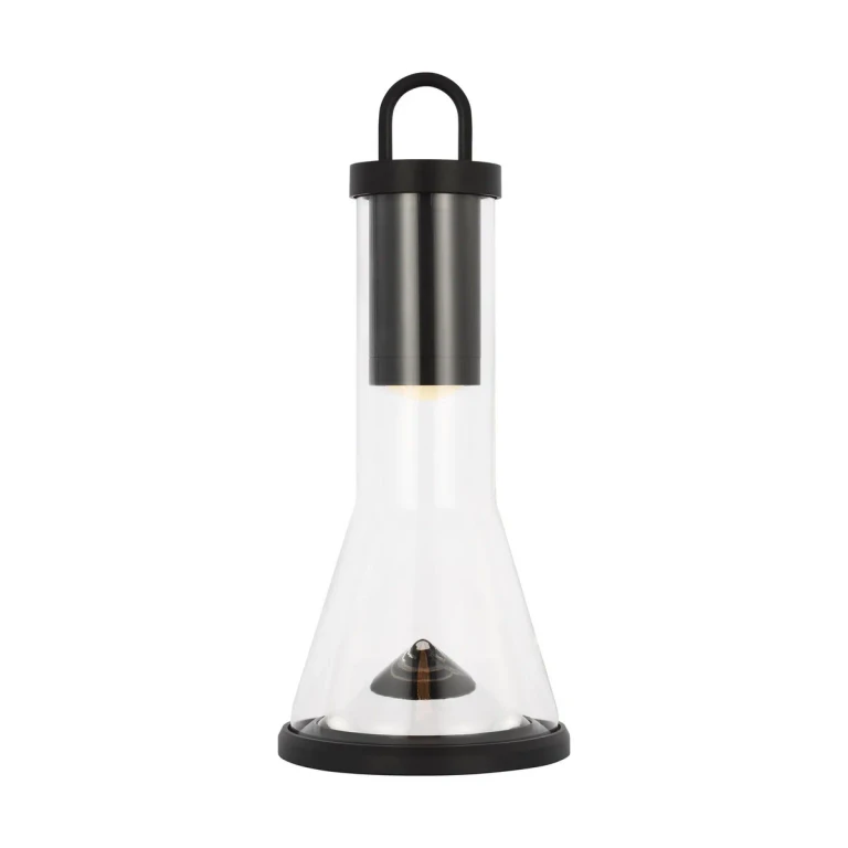Black LED Table Lamp from the Kandella Collection