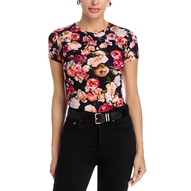 L'Agence Ressi Cluster Floral Tee