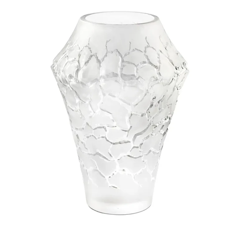 Lalique Crystal Caldera Medium Vase