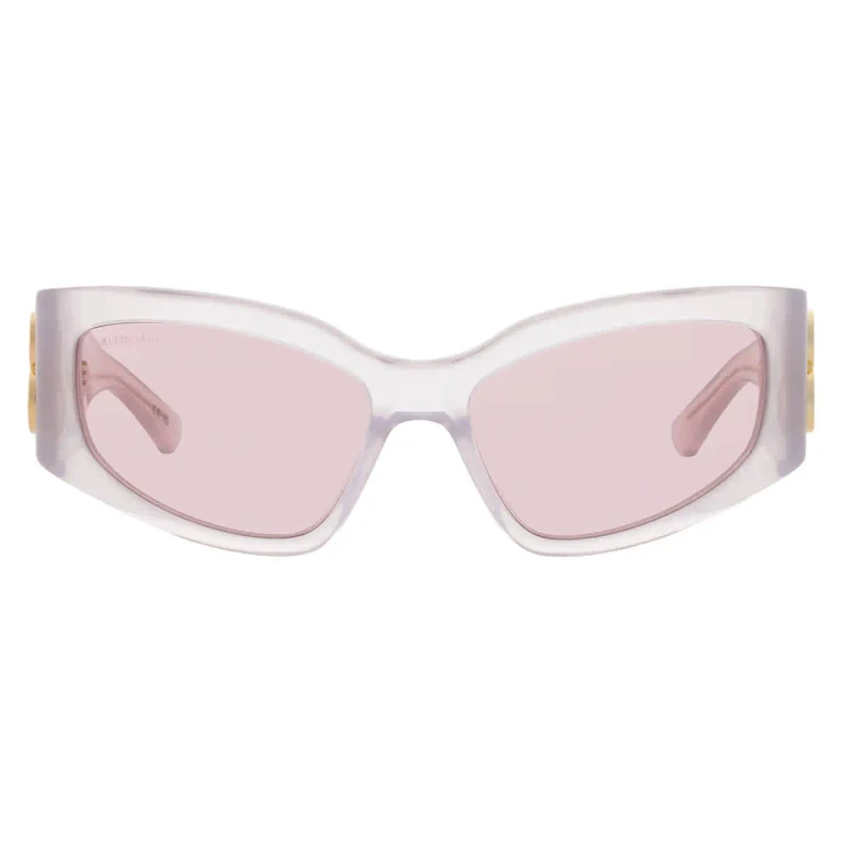 Balenciaga Pink Cat Eye Ladies Sunglasses BB0321S 012 57