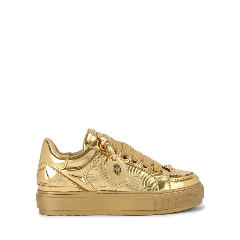 Kurt Geiger London Women's Southbank Tag Metallic Sneakers