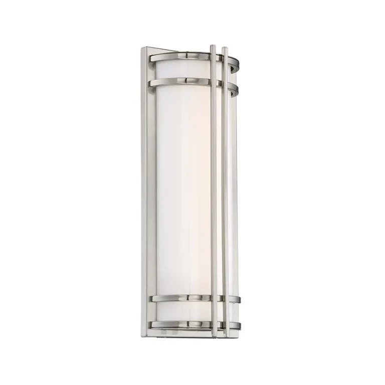 Stainless Steel LED Outdoor Wall Sconce from the Skyscraper Collection