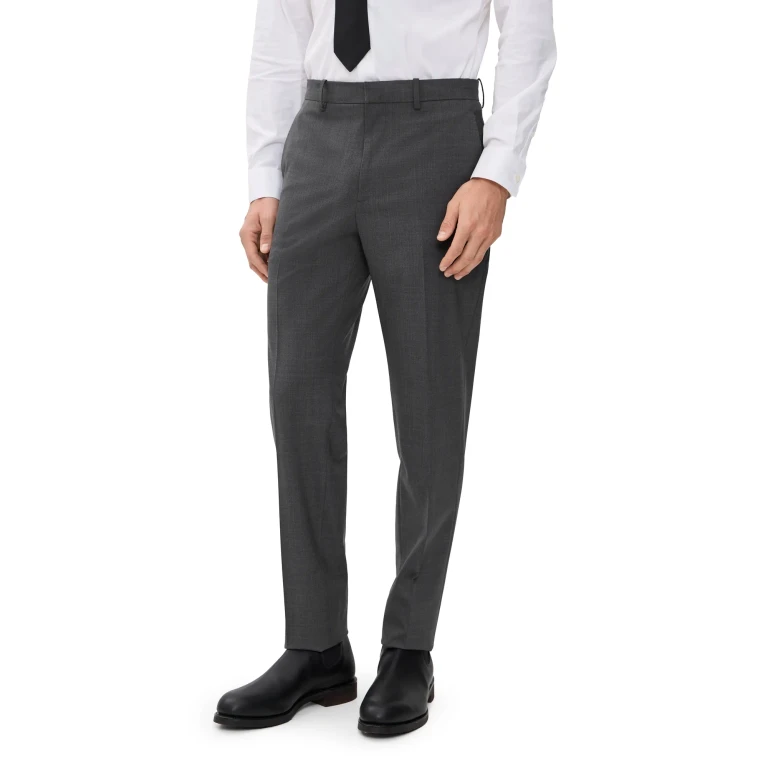 Pantalon Theory Mayer en laine stretch bleu marine 28