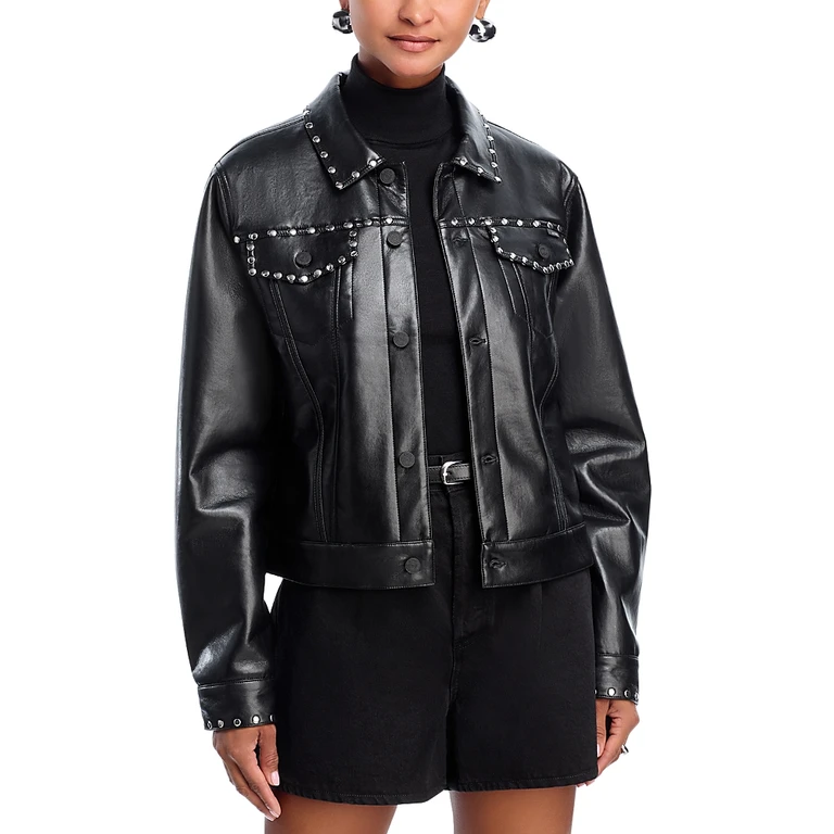 Mother The Bruiser Faux Leather Jacket