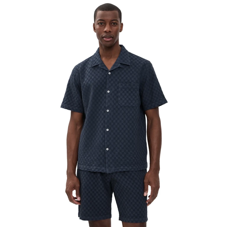 Universal Works Road Shirt Navy XL