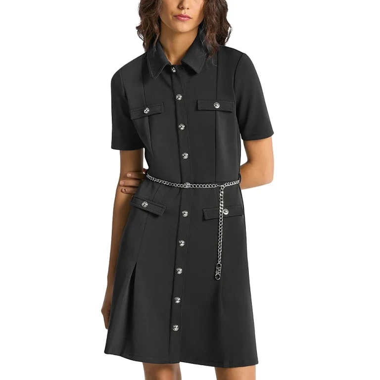 Michael Kors Multi Pocket Mini Shirtdress