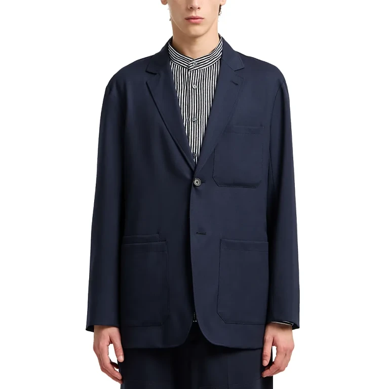 Emporio Armani Regular Fit Twill Blazer