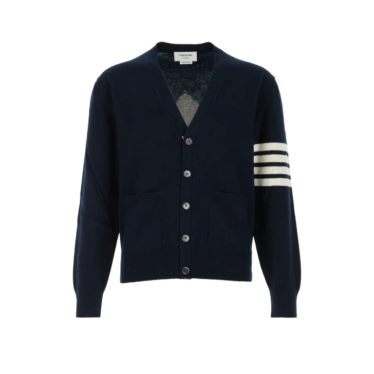 Thom Browne Holiday Hectornutcrackerjersey Intarsi Navy415 Wool Maglieria - Men
