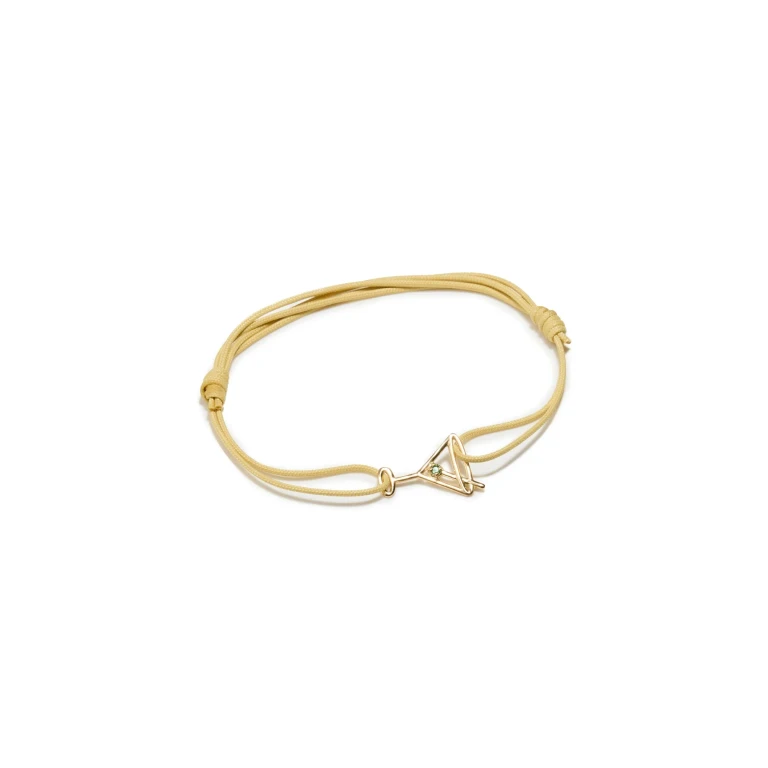 ALIITA Martini Esmeralda Bracelet Yellow Gold One Size