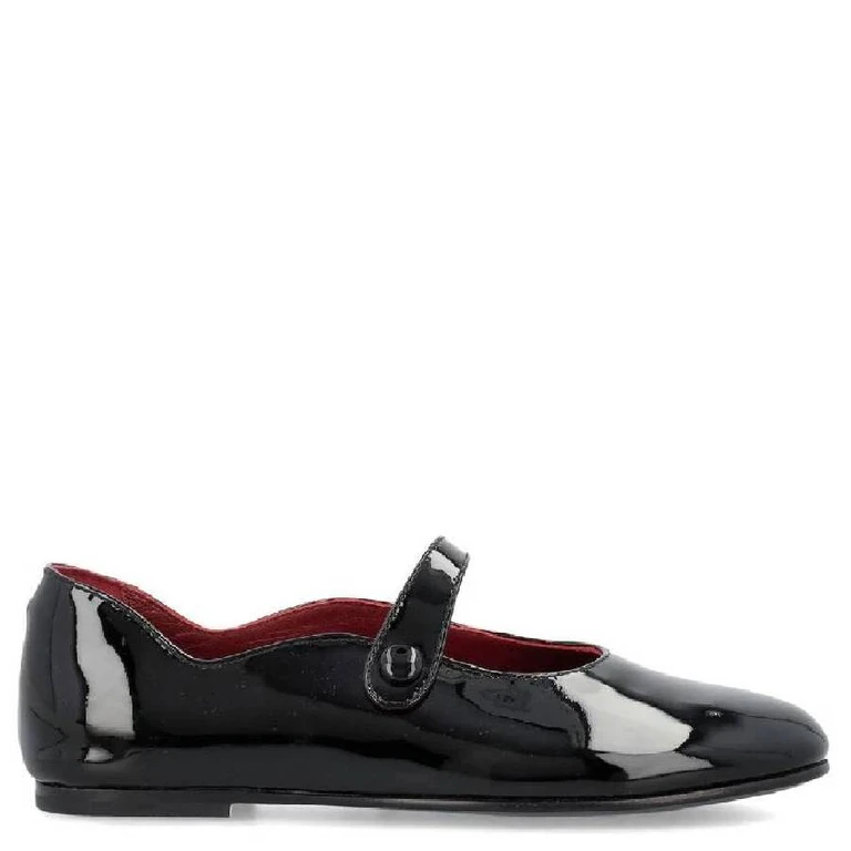 Burberry Girls Seth Leather Mary Jane Leather Flat
