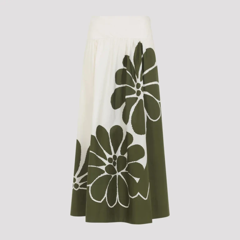 FARM RIO - Farm Bio Palermo Green Midi Skirt