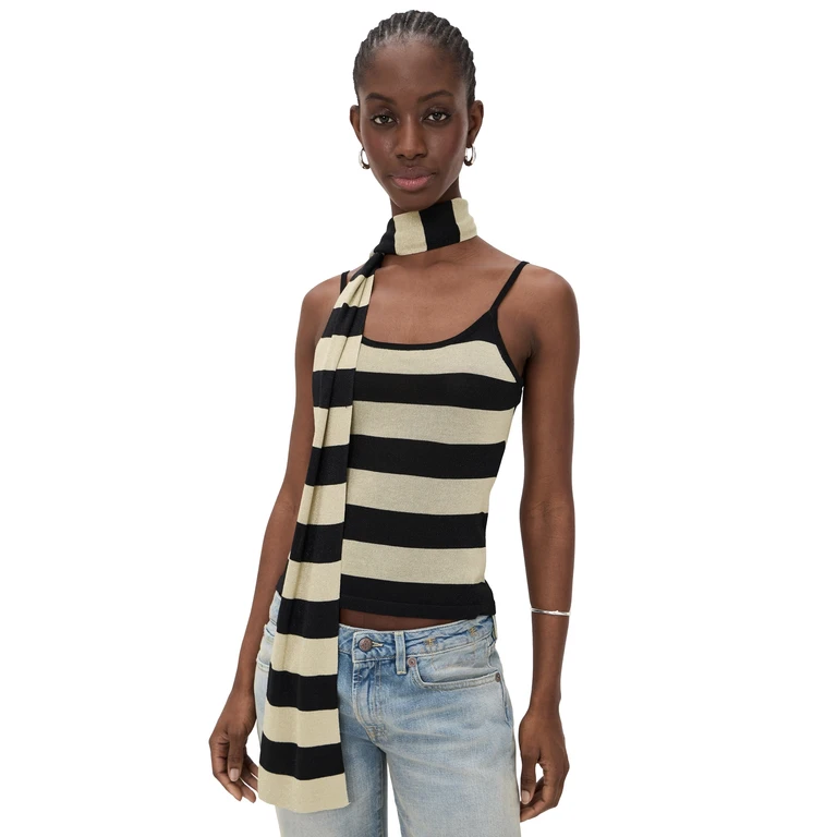 Lioness Dolce Tank Top Sand Stripe S