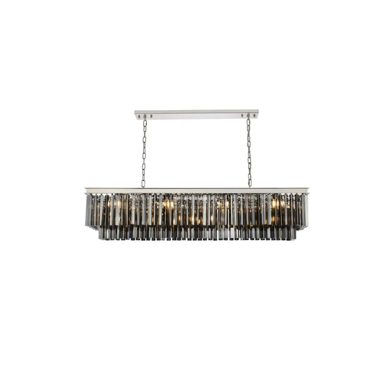 Polished Nickel Chandelier from the Sydney Collection