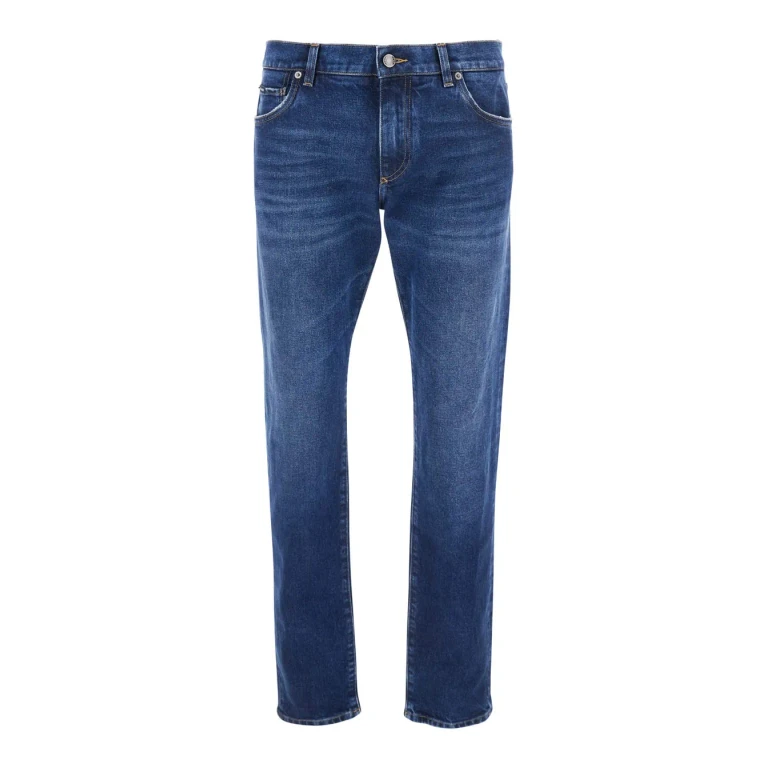 Dolce & Gabbana Plaque Logo Jeans